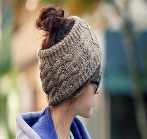 Chapéu de lã de lã de tricô de inverno Mulheres 039S Senhoras Coréia malha Flora Flora Flora Faixa da cabeça WRAP5047338