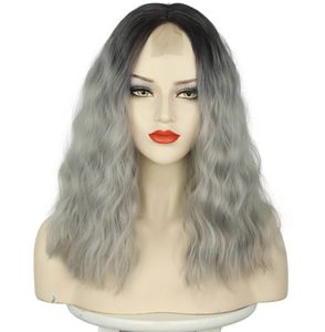 14 -дюймовый водный волнистый парик для женщин для париков для волос