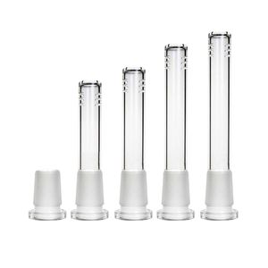Glas-Shisha-Bongs, Downstem-Rohrdiffusor, 18 mm bis 14 mm Anschluss-Adapterrohre für 14 mm männliche Wasserpfeifen, Blasfolien