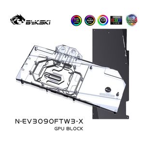 Cooling Bykski GPU Water Block Use for EVGA RTX3090 / RTX 3080 FTW3 ULTRA GAMING Video Card /with RGB Light /Copper Radiator Full Cover