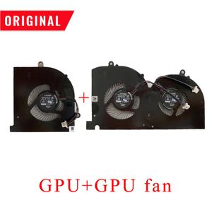 PADS Novo ventilador original da CPU GPU para MSI Stealth GS75 9SF 9SG 8SG P75 9SE MS17G1 BS5005HSU3I BS5005HSU3J