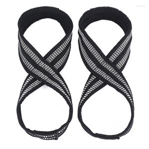 Motståndsband Hand Wraps 8 Word Belt Wrist Strap Powerlifting Bodybuilding Support Weight Lifting Sport Armbands