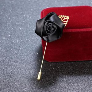 Męskie garnitury osobowość moda czarna i damska sukienka Akcesoria Rose Gold Liść Gęsty gęsty na przyjęcie na balu weselnym