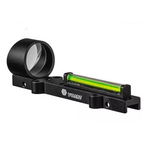 VOMZ 1x28 Red Green Fibra Óptica Mira Red Dot Colimador Mira 11mm Trilho Para Shutgun Hunting Scope