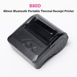 Printers USB Port New Version 80mm Bluetooth 2.0 Android POS Receipt Thermal Printer Bill Machine Shop Printer for Supermarket Restaurant