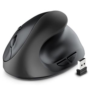 Myszy ergonomiczna pionowa mysz 2,4G bezprzewodowa prawa ręka komputer myszy 6D USB Optical Myszka myszka do laptopa