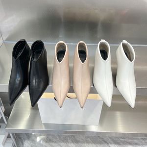 la riga stivali da donna firmati da donna scarpe a punta sexy da donna stivali con tacco alto stivali corti alla caviglia da donna scatola con lacci di lusso