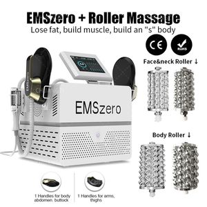 HOT NEO DLS-EMSLIM 14 Tesla 5000W Sculpting Butt Lift Machine Emszero + Rullo RF Stimolatore muscolare Body Shaping Massage Equipment Certificazione CE