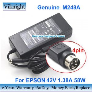 Adaptör EPSON M248A C3500 42V 1.38A 58W Güç Kaynağı Adaptörü 4pin Dizüstü Adaptörler