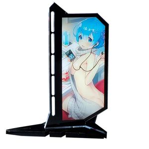 冷却mod垂直ビデオカードホルダーRGB同期アニメーションPCケース照明汚染カスタマイズされたGPUブラケットサポートオーラ同期