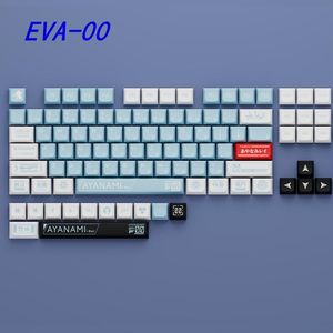 Accessories EVA 00 Keycap Fivesided Dye Sublimation XDA Profile 116Keys Keycap Set with 1.75U Shift Mechanical Keyboard Customization