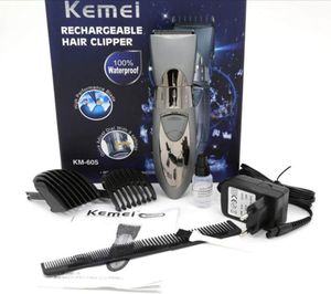Kemei KM605 Tagliacapelli elettrico per barba uomo e bambino Tagliacapelli elettrico Tagliacapelli ricaricabile Lama in acciaio inossidabile8907055