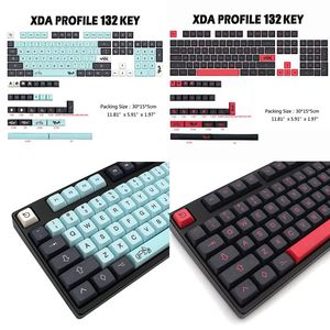 Accessories 132 Keys Mizu Keycaps PBT XDA Keycap For DZ60/RK61/64/gk61/68/75/84/980/104 Mechanical Keyboard DYE SUB Keycap DIY Set