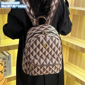 Название товара wholesale женская сумка через плечо 2 цвета простой геометрический принт модный рюкзак колледж ветер контрастные кожаные студенческие рюкзаки элегантная ромбическая сумочка 8026 # Код товара