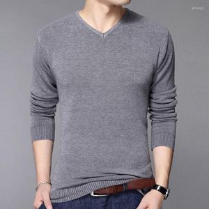 Men's Sweaters 2023 Korean Slim Solid Color Sweater Winter Long Sleeve Warm Knit Classic Casual Bottoming Shirts A5