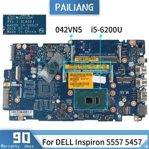 Scheda madre Pailiang Laptop Madono per Dell Inspiron 5557 5457 P39F F49F P29F I56200U Mainboard LAD051P 042VN5 SR2EY DDR3 TESEDED
