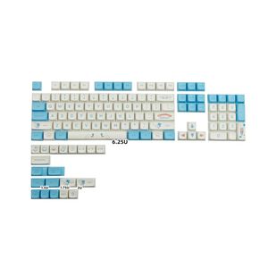 COMBOSE XDA KeyCaps Mint Crystal Dyesublimation PCT TAST CASO PER CHIERRY MX SWITCH GATERON TASSICE MECCANICO GK61 64 87 96 108