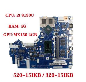 Scheda madre NMB452 Motherboard per Lenovo IdeaPDE 5201IKB 3201IKB Laptop Motherboard con CPU I3 8130U +GPU MX150 2 GB RAM 4G DDR4
