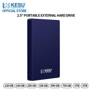 Drives Kesu HDD 2.5 1 TB DISTURO RUCO EXTERNO 1 TB 2TB DISPOSITIVO DE DISPOSITIVO DE ARMAZENAGEM PARA COMPUTADOR HD 1 TB USB 3.0