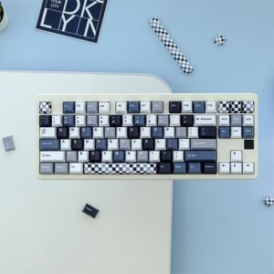 Acessórios GMK Mosaic Keycaps PBT Dye Sublimation Keycap para teclado mecânico Cherry MX Caps de chave 129 Teclas