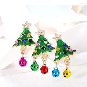 Brooches MITTO DESIGNED FASHION JEWELRIES AND ACCESSORIES GOLD PLATED ENAMEL HIGH-GRADE CHRISTMAS TREE BELLS ASSORTED BROOCH