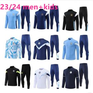 23 24 25 Haaland Soccer Jersey Arsenal Tracksuit Men Kids 22 23 24 Långärmad man City Training Suit Sportwear Football Survatment Foot Chandal