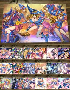 Yugioh Dark Magician Girl TCG MAT TRADING CARD GAME MAT CCG PLAYMAT ANTISLIP MOUSE PAD DESK PLAY MAT 60x35cmその他の選択肢