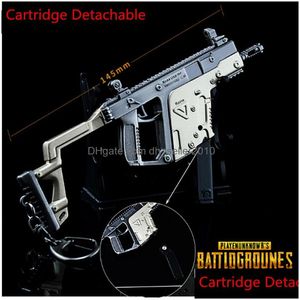 Portachiavi Cordini Gioco Pubg Sks Scal Cartuccia Pistola staccabile Modello 17Cm Portachiavi Di alta qualità Portachiavi Amante Regali Goccia Deli Dh7Mu