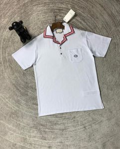 2023 polo a righe firmate t-shirt serpente polo ape floreale mens High street moda cavallo polo T-shirt di lusso # 016