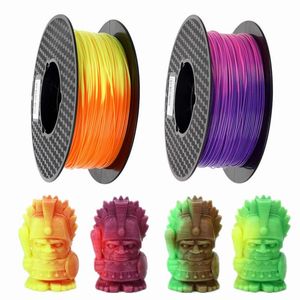 Skanna 3D -skrivare Filament PLA Färg Byte av material Temperaturkänslig tråd Termisk 1,75 mm 1 kg/500G/250G tryckmaterial