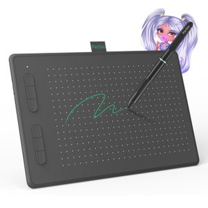 Tabletter Parblo Ninos N10B 10*6,25 tum Digital surfplattor Signatur Grafik Ritning OSU Game Pen Tablet Designad för nybörjare och barn