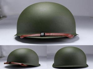 Cykelhjälmar US Military Steel ABS M1 Helmet Universal Portable Tactical Protective Army Equipment Field7305161
