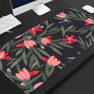 Rest 900x400 Stora hemmakontoret Mousepad Desk Mat Pad Green Tropical Plants Mouse Pad Carpet Antislip Natural Rubber Desktop Mousemat