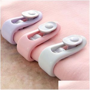 Other Bedding Supplies Plastic Pinless Nonslip Sheet Clamp Antislip Bed Sheets Gripper Quilt Fixing Buckle Blanket Sofa Cloth Fasten Dh6Sa