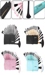 Vander Pro 24pcs Colors Makeup Brushes Set Travel Facial Beauty Cosmetics Kits Eyeshadow Powerd Soft Makeup Pincel Maquiagem Bag4166107