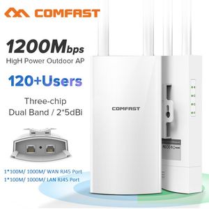 Routrar Gigabit Port EW72V2 1200Mbps Dual Band 5GHz High Power Outdoor AP Gigabit WiFi Router Antenna Wi Fi Access Point Base Station Station Station Station