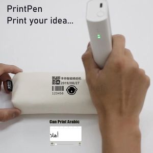 Printers Evebot Portable Printpen Mini Printer Inkjet Pen Portables Handheld Printers Small Color DIY Printing for Android/IOS