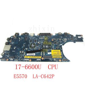 Płyta główna Yourui dla Dell Latitude E5570 laptopa płyta główna I76600U CPU R7 M360 DDR4 CN0J1PDD 0J1PDD J1PDD LAC642P ADP80