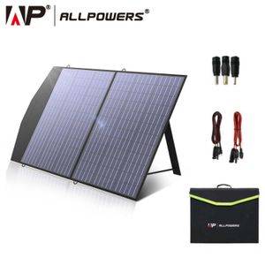 AllPowers Carregador solar 18v100W Terno solar dobrável para a usina portátil/gerador de viagens ao ar livre acampar