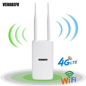 Маршрутизаторы 4G LTE маршрутизатор 300 Мбит/с беспроводной наружный маршрутизатор 4G Wi -Fi Modem для IP -камеры/внешнее покрытие Wi -Fi 32 пользователь 24V POE