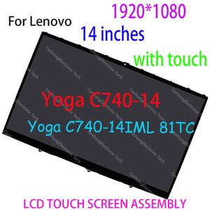 Screen Original 14" For Lenovo Yoga C740 14 C74014IML 81TC LCD Display Touch Screen Assembly Laptop Replacement Panel 5D10U55853