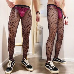 20% OFF Ribbon Factory Store Sexual hot men's elastic Teddy black mesh net sexual underwear stockings partner