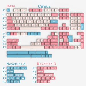 Combos SA Profile Circus Keycaps Spersonalizowane ABS Keycap dla przewodowej klawiatury mechanicznej gier USB 61/84/87/75/96/98 z 7U Pasek przestrzenny