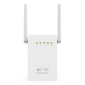 Routrar WiFi Repeater Wireless Router Access Point 300Mbps Antennas Signal Booster Range Extender AP WiFi 802.11n Network WR02EQ