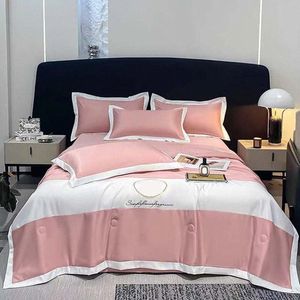 Conjunto de roupas de cama Ins Nordic Styleic Bedding Set Cedt Sheet Tampa de colcha de lençol casal grande meninos e meninas têxteis caseiros macios C0KA#