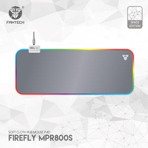 Подставки FANTECH MPR800S Коврик для игровой мыши RGB Light Большой чехол для клавиатуры Нескользящая резиновая основа Коврик для компьютерного стола Коврик для игровой мыши для ПК