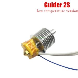 Scanning Flashforge Guider 2S 3D printer extruder hot end ASSEMBLY kit low temperature version Guider 2/2S heat sink hotend set 1.75mm