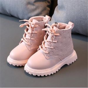 Classic Fashion Childrens Martin Boots Side Zipper Toddler Boys Girl Snow Boot Autumn Winter Kids Shoes Print Sneakers