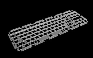 Kuddar Anpassad PC -platta CNC Anpassad skärning av Pom Plate DoubleD -sandblästring 60%108%Mekaniskt tangentbord