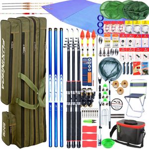 Fisketillbehör Komplett kit Rod Set Case Guides COBOL FIBER COMBO Summer Rods Tackle Carp Angelrute Articles 230526